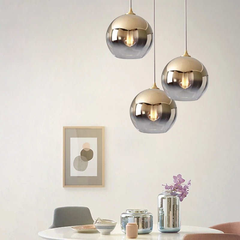 Modern Glass Ball Pendant Lights - Hans Lumiere