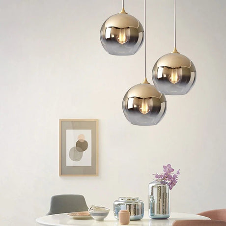Modern Glass Ball Pendant Lights - Hans Lumiere