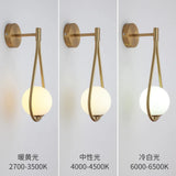 Modern Glass Ball Wall Light Luxury Gold Sconce - Hans Lumiere