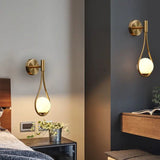 Modern Glass Ball Wall Light Luxury Gold Sconce - Hans Lumiere