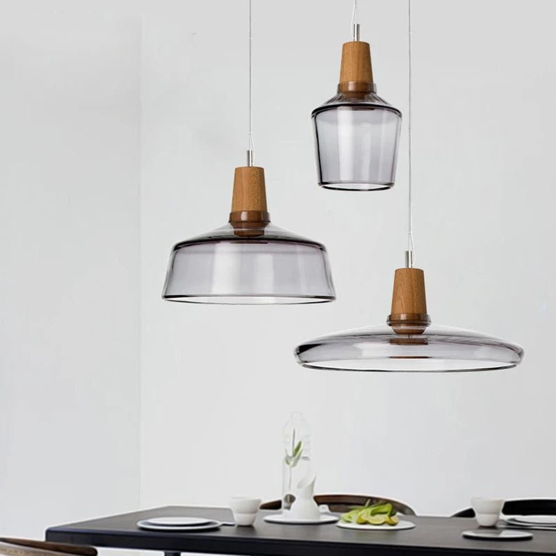Modern Glass Pendant Light - Hans Lumiere
