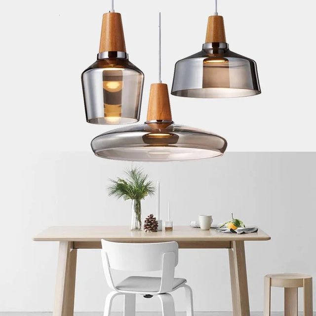 Modern Glass Pendant Light - Hans Lumiere