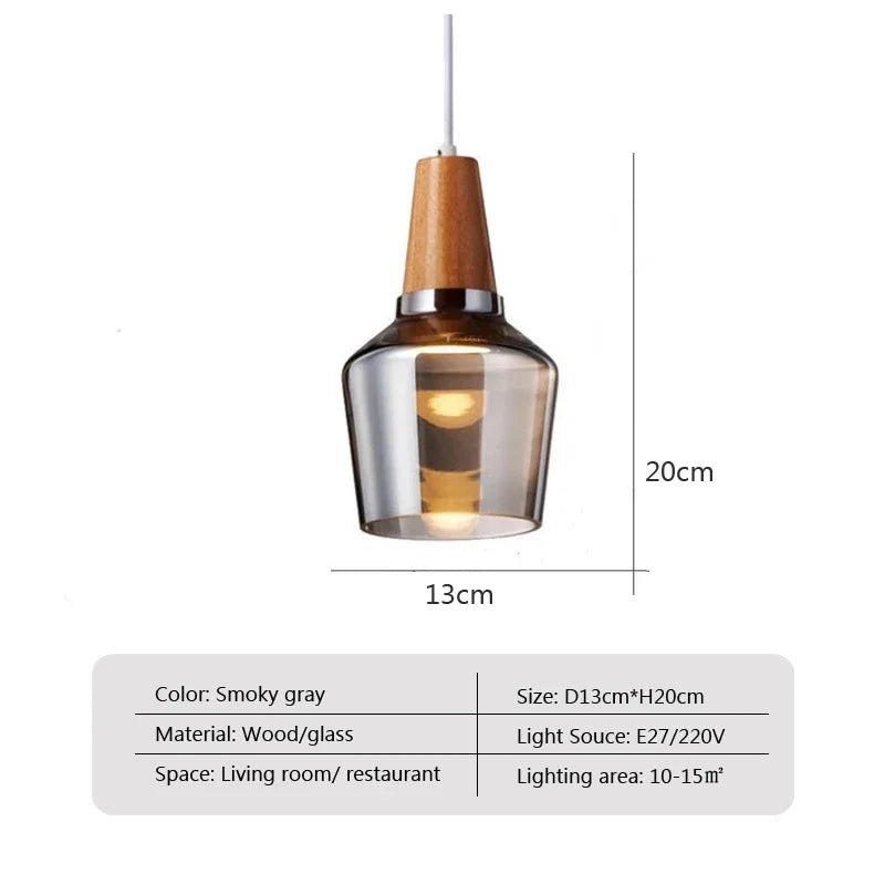 Modern Glass Pendant Light - Hans Lumiere