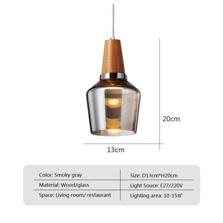 Modern Glass Pendant Light - Hans Lumiere
