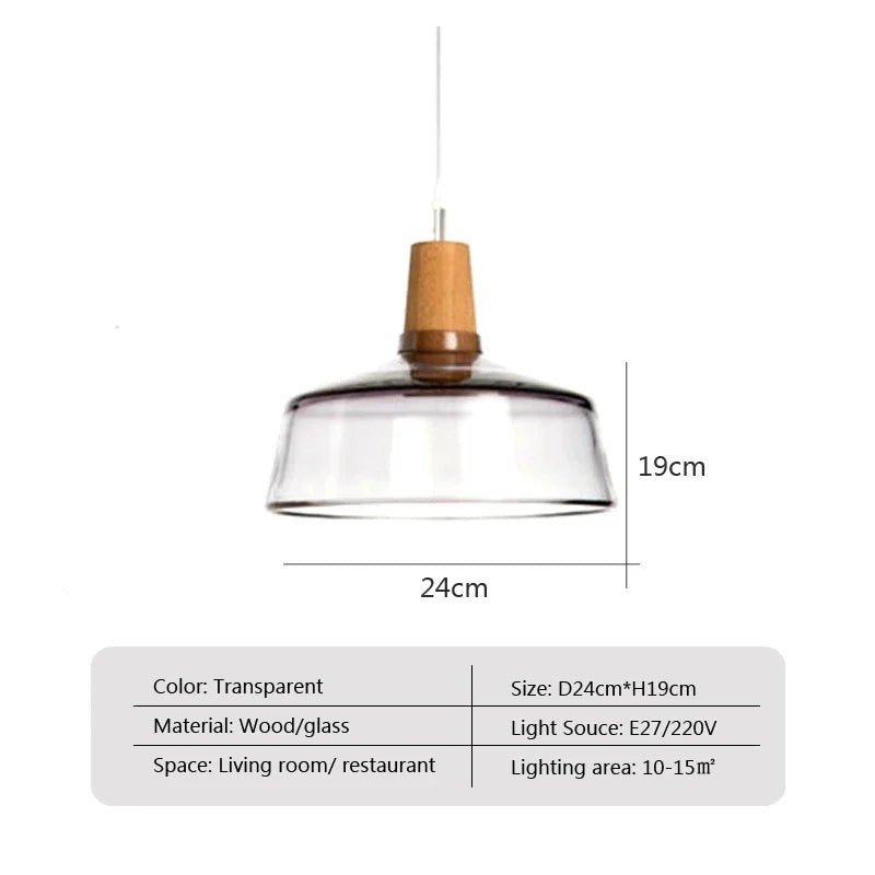 Modern Glass Pendant Light - Hans Lumiere