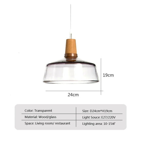 Modern Glass Pendant Light - Hans Lumiere