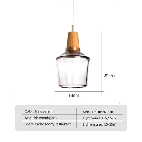 Modern Glass Pendant Light - Hans Lumiere