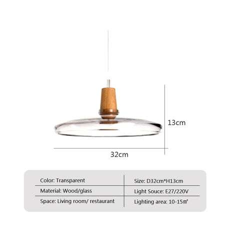 Modern Glass Pendant Light - Hans Lumiere
