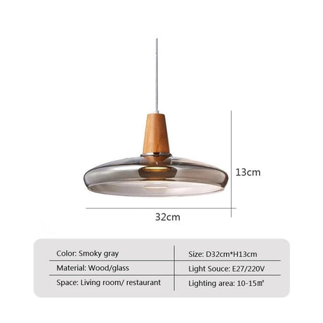 Modern Glass Pendant Light - Hans Lumiere