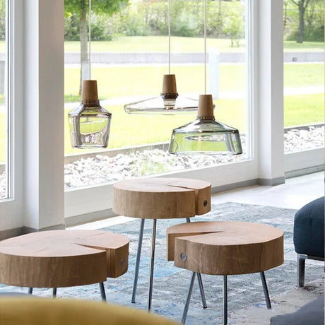 Modern Glass Pendant Light - Hans Lumiere