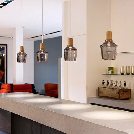 Modern Glass Pendant Light - Hans Lumiere