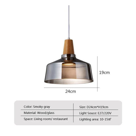 Modern Glass Pendant Light - Hans Lumiere