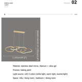 Modern Gold Nordic Pendant Light - Hans Lumiere