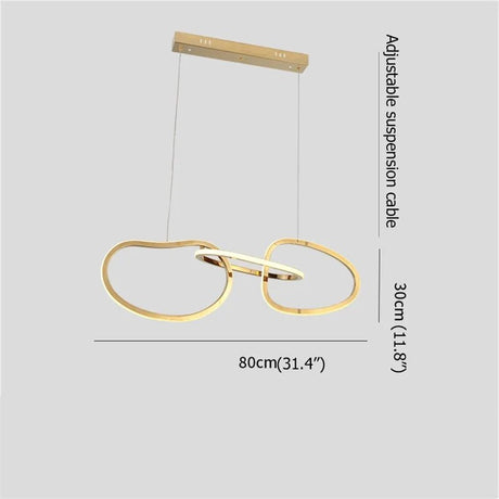 Modern Gold Nordic Pendant Light - Hans Lumiere