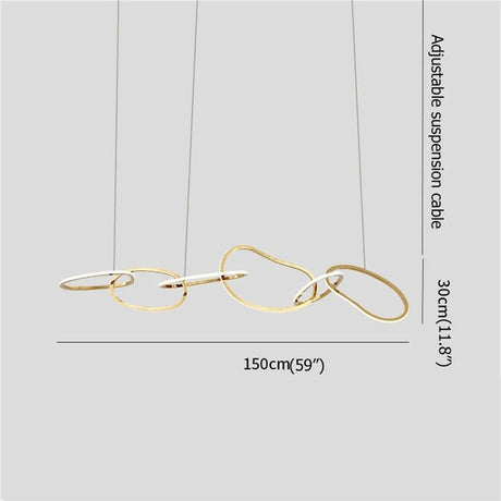 Modern Gold Nordic Pendant Light - Hans Lumiere