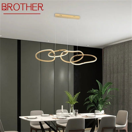 Modern Gold Nordic Pendant Light - Hans Lumiere