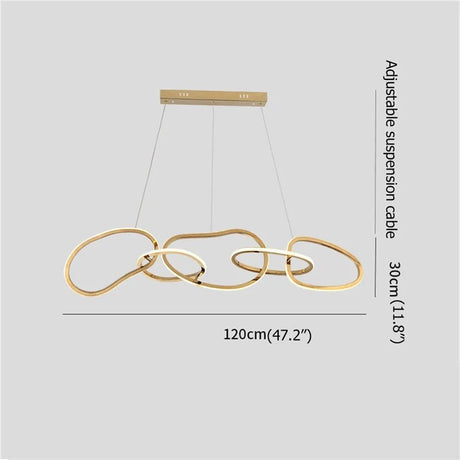 Modern Gold Nordic Pendant Light - Hans Lumiere