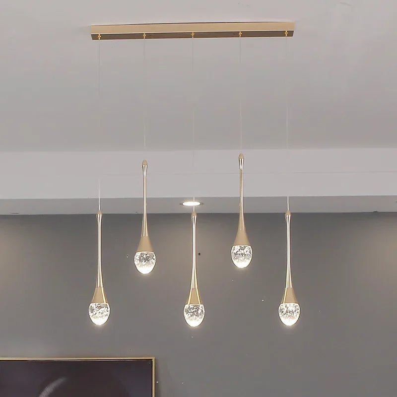Modern Golden Crystal LED Chandelier - Hans Lumiere