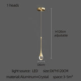 Modern Golden Crystal LED Chandelier - Hans Lumiere