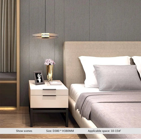 Modern Hanging Loft Glass Luster LED Pendant Light - Hans Lumiere