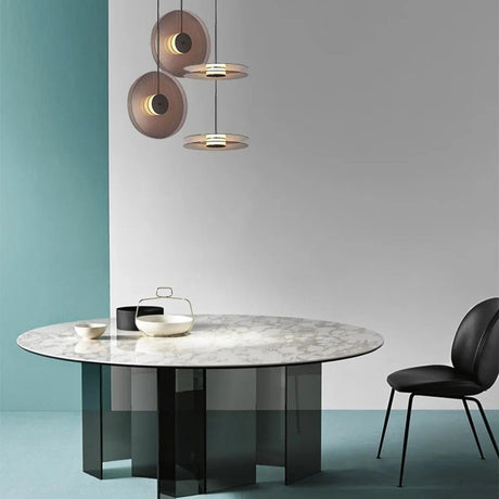 Modern Hanging Loft Glass Luster LED Pendant Light - Hans Lumiere