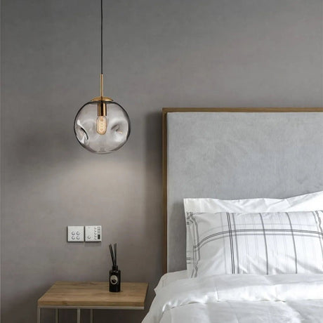Modern Hanging Loft Glass Luster LED Pendant Light - Hans Lumiere