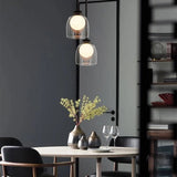 Modern Hanging Loft Glass Luster LED Pendant Light - Hans Lumiere