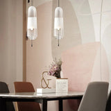 Modern Hanging Loft Glass Luster LED Pendant Light - Hans Lumiere