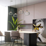 Modern Hanging Loft Glass Luster LED Pendant Light - Hans Lumiere