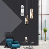 Modern Hanging Loft Glass Luster LED Pendant Light - Hans Lumiere