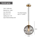 Modern Hanging Loft Glass Luster LED Pendant Light - Hans Lumiere