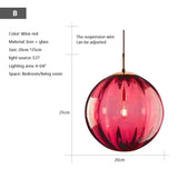 Modern Hanging Loft Glass Luster LED Pendant Light - Hans Lumiere