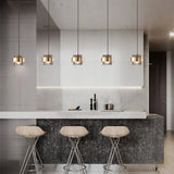 Modern Hanging Loft Glass Luster LED Pendant Light - Hans Lumiere