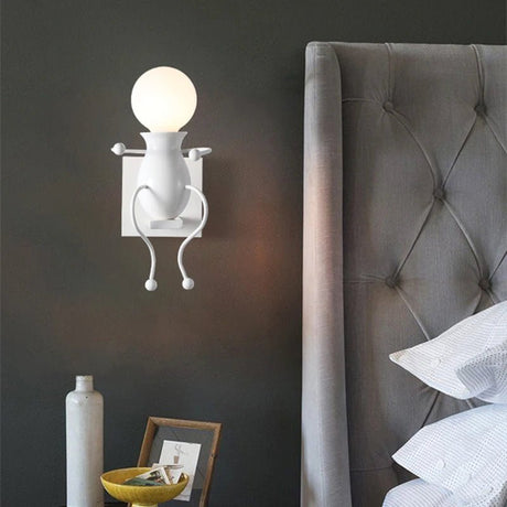 Modern Humanoid Iron Wall Lamp - Hans Lumiere