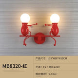 Modern Humanoid Iron Wall Lamp - Hans Lumiere