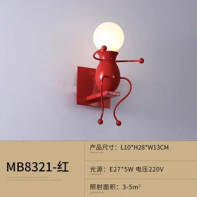 Modern Humanoid Iron Wall Lamp - Hans Lumiere