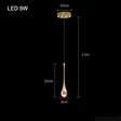 Modern Indoor Bubble Crystal Pendant Lights - Hans Lumiere