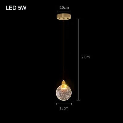 Modern Indoor Bubble Crystal Pendant Lights - Hans Lumiere