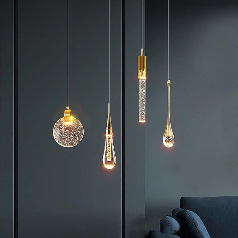 Modern Indoor Bubble Crystal Pendant Lights - Hans Lumiere