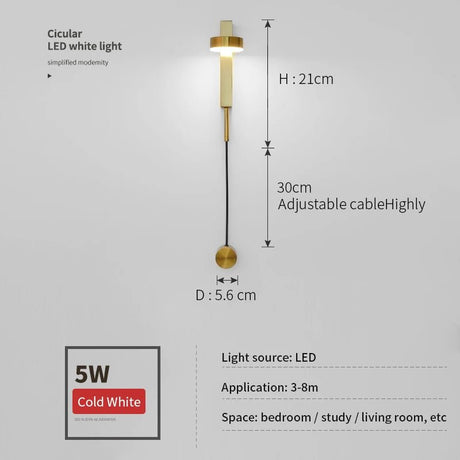 Modern Indoor Decor LED Wall Lighting - Hans Lumiere