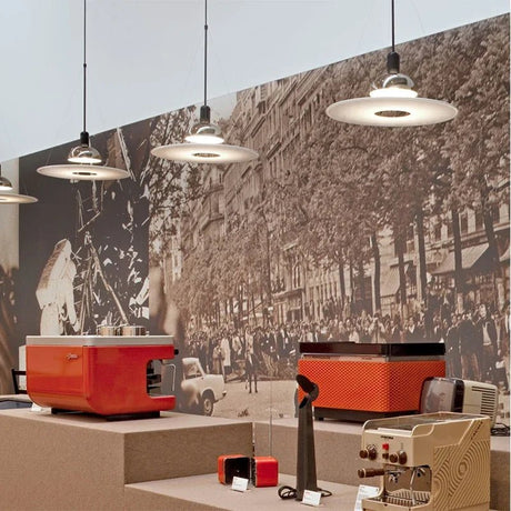 Modern Italian Designer UFO Style LED Pendant Light - Hans Lumiere