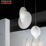 Modern Japanese Style Wabi Sabi Silk LED Pendant Lamp - Hans Lumiere