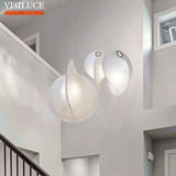 Modern Japanese Style Wabi Sabi Silk LED Pendant Lamp - Hans Lumiere