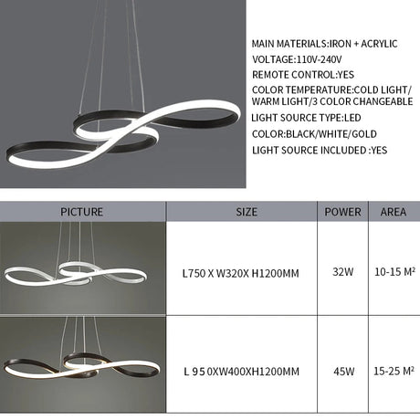 Modern Kitchen Island Bar Table Pendant Lights - Hans Lumiere
