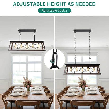 Modern Kitchen Island Chandelier Pendant Light - Hans Lumiere
