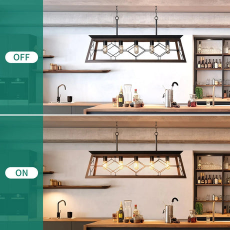Modern Kitchen Island Chandelier Pendant Light - Hans Lumiere
