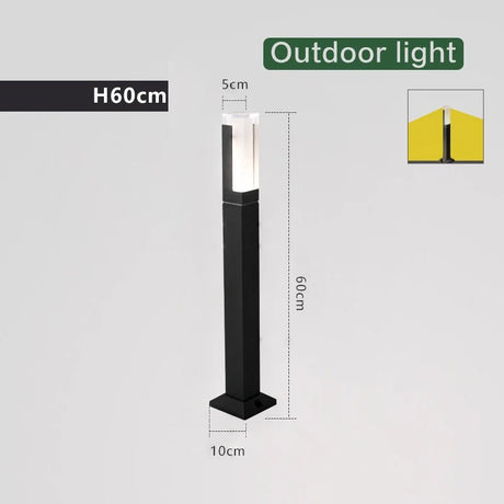 Modern Lawn Aluminum Lamp Outdoor Light - Hans Lumiere