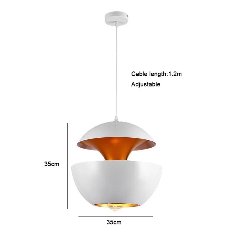 Modern LED Apple Pendant Lamp - Hans Lumiere