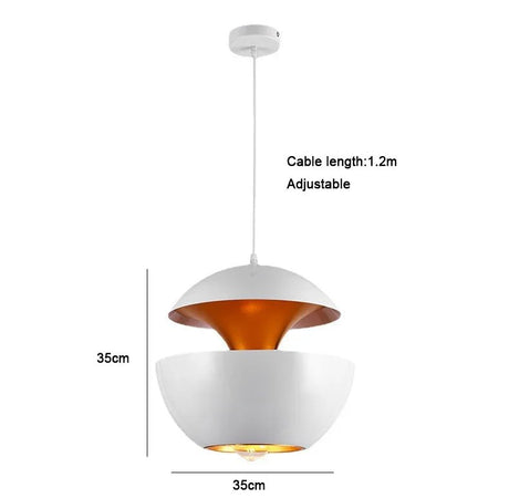 Modern LED Apple Pendant Lamp - Hans Lumiere