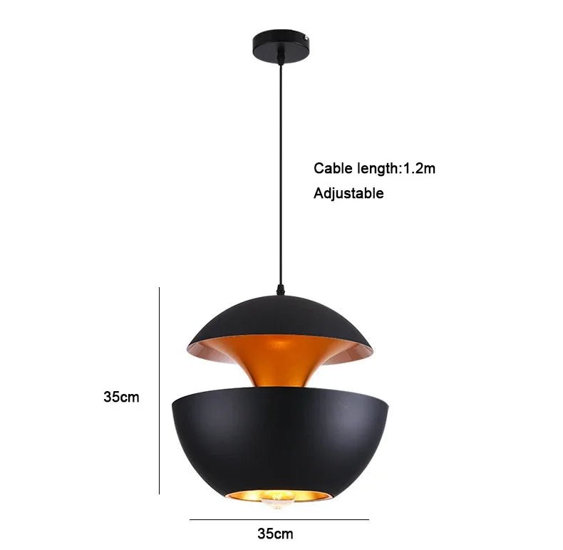 Modern LED Apple Pendant Lamp - Hans Lumiere
